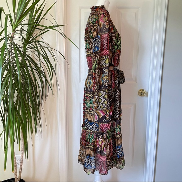 Farm Rio Dress Rauti Midi Dress in Small Multicolor - Picture 12 of 16